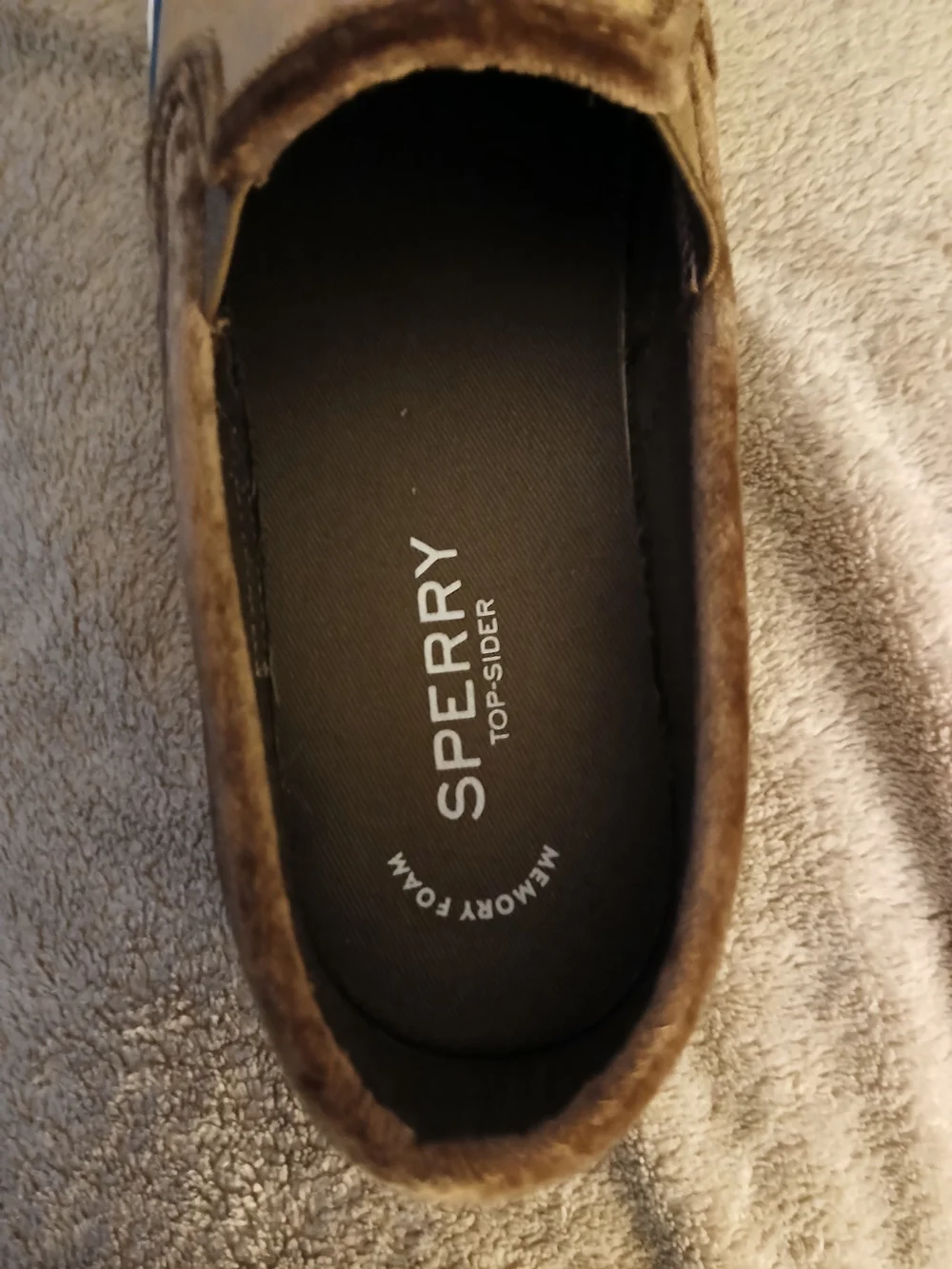 Sperry Velvet Brown Slip On Shoes